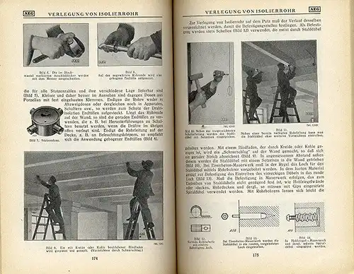 Berlin AEG Elektro Strom Anlagen Maschinen Motoren Technik Handbuch 1931