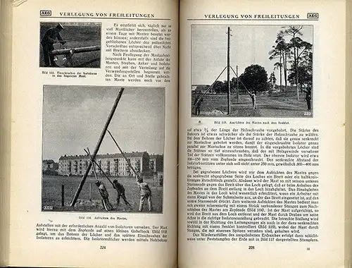 Berlin AEG Elektro Strom Anlagen Maschinen Motoren Technik Handbuch 1931