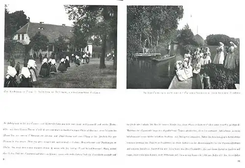 Brandenburg Spreewald Natur Landschaft Trachten Volkskunde Foto Bildband 1930