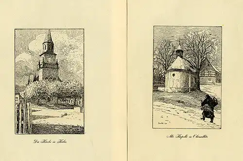 Böhmen Sudeten Elbe Aussig Gartitz Kunst Grafik Mappe Federzeichnung Arnold 1924