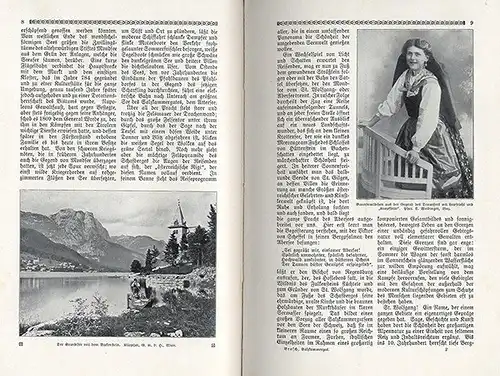 Österrreich Alpen Salzburg Gmünden Hallstatt Wolfgang See Heimat Buch 1910