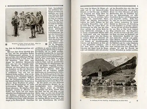 Österrreich Alpen Salzburg Gmünden Hallstatt Wolfgang See Heimat Buch 1910