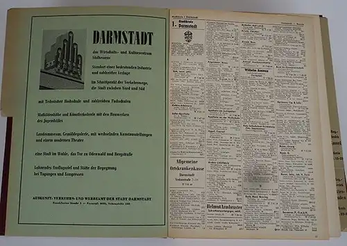 Landes Adressbuch Hessen Industrie Firmen Branchen Gewerbe 2 Teile komplett 1960