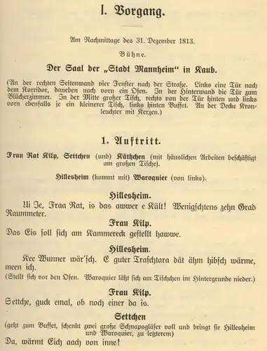 Rhein Kaub Goarshausen Befreiungskriege Blücher Rheinübergang Festspiel 1913
