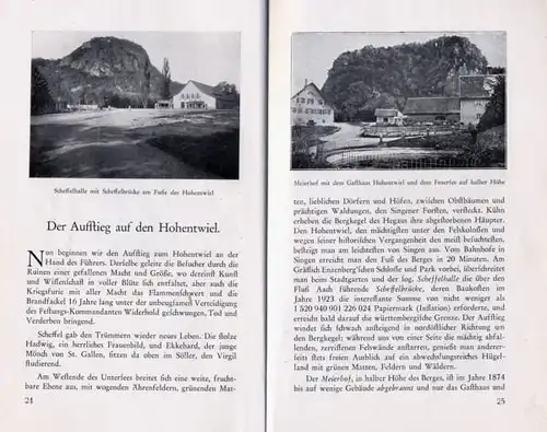 Württemberg Hegau Singen Stadt Geschichte Festung Hohentwiel Führer 1934