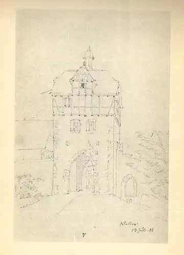 Hessen Oberhessen Wetterau Vogelsberg Heßemer Kunst Grafik Skizzen Buch 1927
