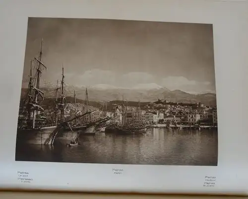 Griechenland Landschaft Städte Tempel Architektur Volksleben Foto Bildband 1923