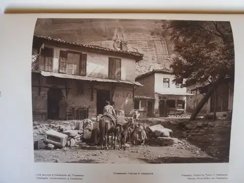 Griechenland Landschaft Städte Tempel Architektur Volksleben Foto Bildband 1923