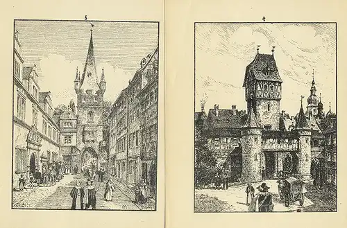 Bayern Franken Alt Coburg Stadt Ansichten Kunst Grafik Bildermappe 1918