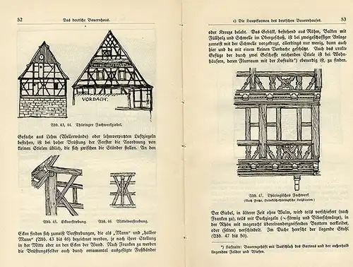 Deutschland Bauern Bürger Haus Fachwerk Wohnhaus Städtebau Geschichte 1914