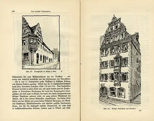 Deutschland Bauern Bürger Haus Fachwerk Wohnhaus Städtebau Geschichte 1914