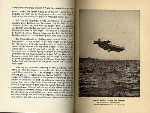 Graf Zeppelin Familie Leben Luftschiff Bau Flüge Gedenkbuch 1929