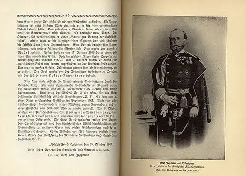 Graf Zeppelin Familie Leben Luftschiff Bau Flüge Gedenkbuch 1929