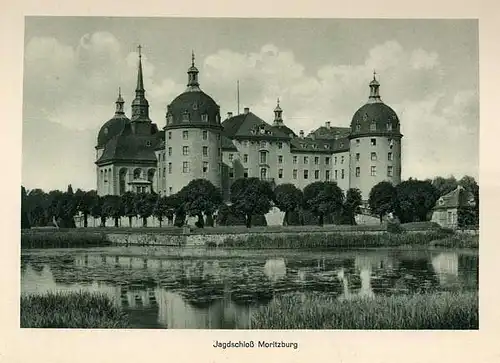 Sachsen  Dresden Jagdschloss Moritzburg Paul Wolff Foto Bild Band 1926