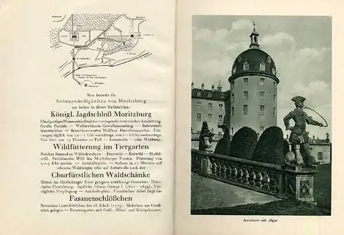 Sachsen  Dresden Jagdschloss Moritzburg Paul Wolff Foto Bild Band 1926
