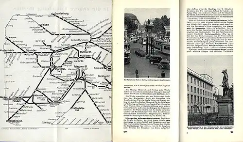 Stadt Berlin Potsdam Brandenburg  Geschichte Reiseführer Verkehrsbuch 1937