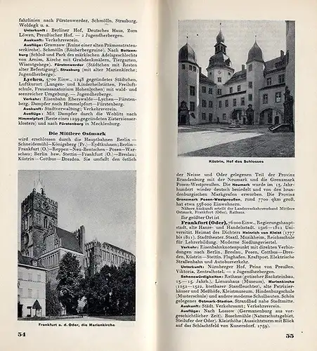 Stadt Berlin Potsdam Brandenburg  Geschichte Reiseführer Verkehrsbuch 1937