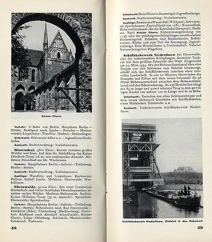Stadt Berlin Potsdam Brandenburg  Geschichte Reiseführer Verkehrsbuch 1937