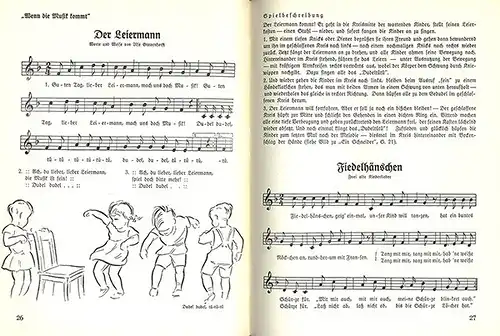 Pädagogik Freizeit Kindergarten Sing Rhytmus Bewegungsspiele Spiele Buch 1949