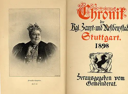 Württemberg Stuttgart Stadt Geschichte Ereignisse Chronik Wetter Jahrbuch 1898