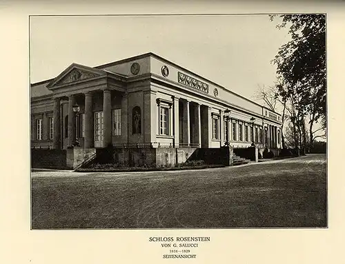 Württemberg Stuttgart Fürsten Schlösser Architektur Baukunst Foto Bildband 1913 
