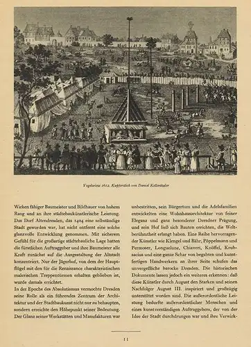 Sachsen 750 Jahre Dresden Stadt Geschichte Wiederaufbau Festschrift 1956