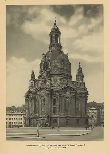 Sachsen 750 Jahre Dresden Stadt Geschichte Wiederaufbau Festschrift 1956 