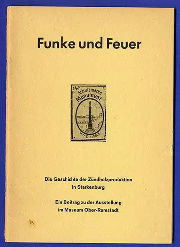 Hessen Starkenburg Ober Ramstadt Streichhölzer Zündholz Produktion Geschichte