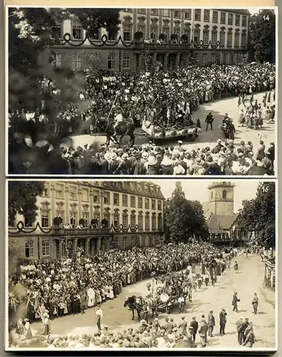 Odenwald Erbach Eulbacher Wiesen Markt Festzug Foto Postkarten Leoporello 1924
