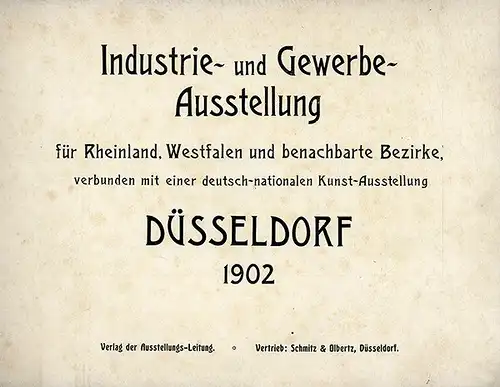 Rheinland Düsseldorf Industrie Gewerbe Ausstellung Bilder Foto Album 1902