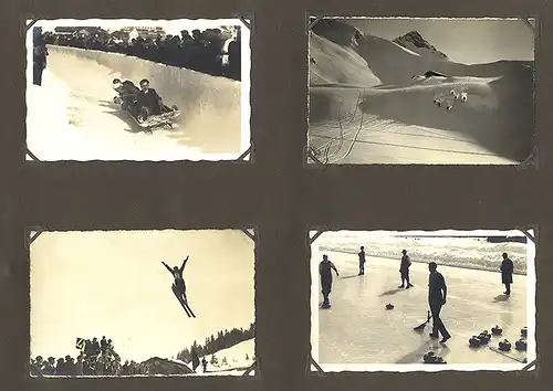 Schweiz Wintersport Olympiade in Davos Foto Sammlung 1928