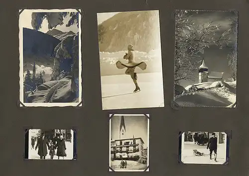 Schweiz Wintersport Olympiade in Davos Foto Sammlung 1928