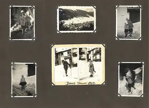 Schweiz Wintersport Olympiade in Davos Foto Sammlung 1928
