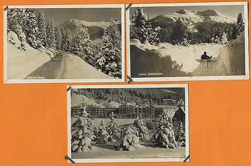 Schweiz Wintersport Olympiade in Davos Foto Sammlung 1928