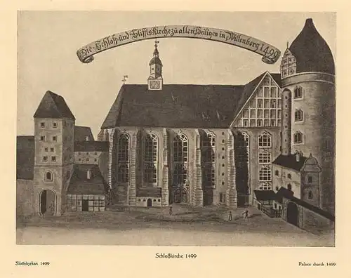 Sachsen Anhalt Luther Stadt Wittenberg Geschichte Architektur Bildband von 1927