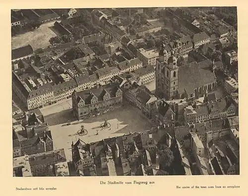 Sachsen Anhalt Luther Stadt Wittenberg Geschichte Architektur Bildband von 1927