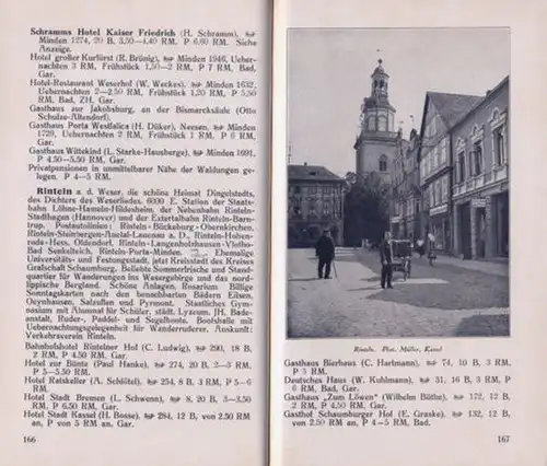 Hessen Kassel Waldeck Schwalm Eder Weser alter Reiseführer Wanderbuch 1930