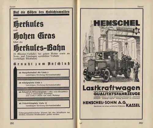 Hessen Kassel Waldeck Schwalm Eder Weser alter Reiseführer Wanderbuch 1930