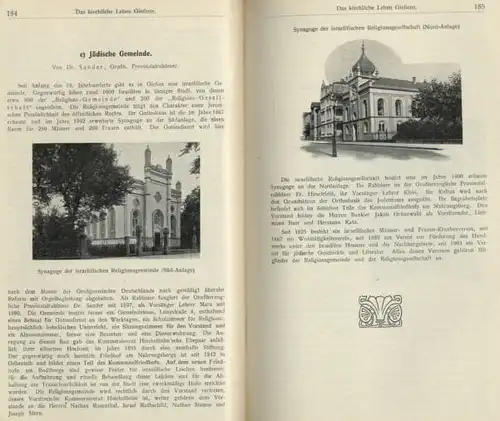 Hessen Gießen und Umgebung Reiseführer mit Branchen und Adressteil 1907