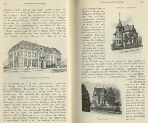 Hessen Gießen und Umgebung Reiseführer mit Branchen und Adressteil 1907