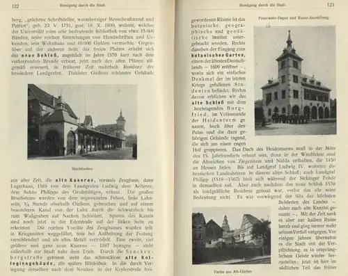 Hessen Gießen und Umgebung Reiseführer mit Branchen und Adressteil 1907