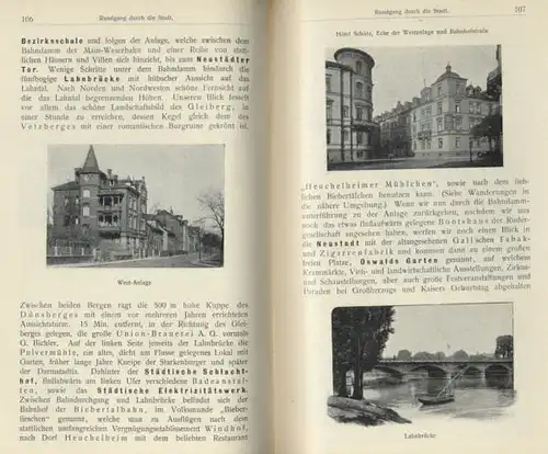 Hessen Gießen und Umgebung Reiseführer mit Branchen und Adressteil 1907