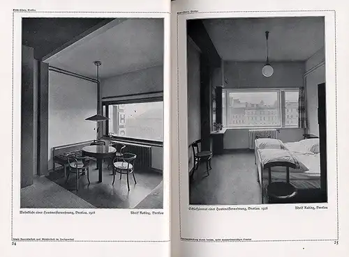 Deutsche Wohnung Innenraum Möbel Design Bauhaus Moderne Foto Bildband 1931