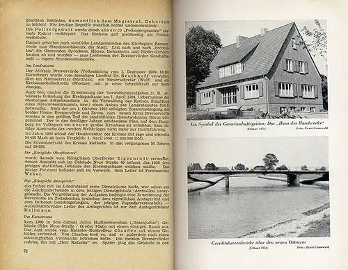 Bremen 100 Jahre Bremervörde Stadt Geschichte Chronik Festschrift 1952
