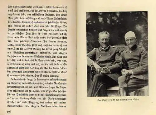 Deutschland Weltkrieg Flugzeug der Rote Baron Richthofen Gedenkbuch 1933