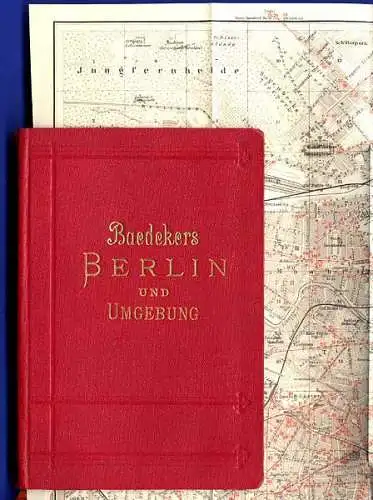 Deutsches Reich Berlin Havel Potsdam Baedecker Reisehandbuch 1910
