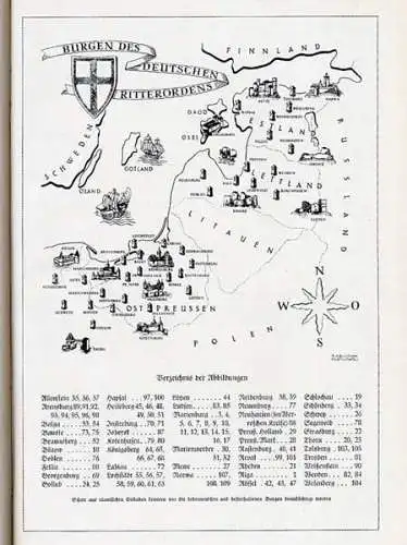 Ostpreussen Baltikum Kreuzritter Deutscher Orden Burgen Foto Bildband 1943