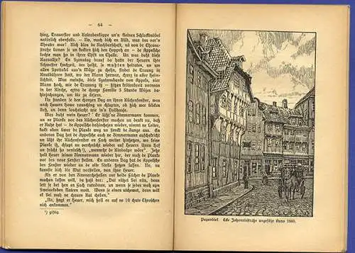 Niedersachsen Harz Alt Göttingen Anekdoten Stadt Geschichte Buch 1917