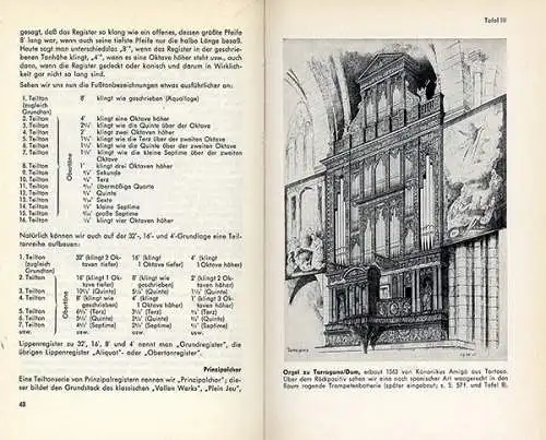 Kirchen Musik Orgel Aufbau Technik Konstruktion Orgelspiel Fachbuch 1965