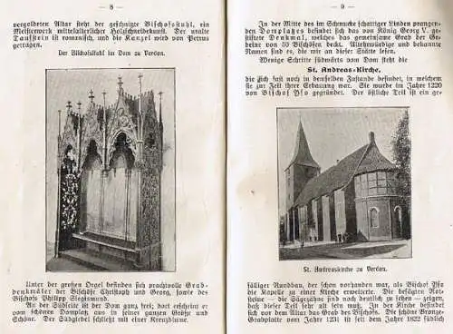 Bremen Verden an der Aller Stadt Geschichte Verkehr Reklame Reiseführer 1911